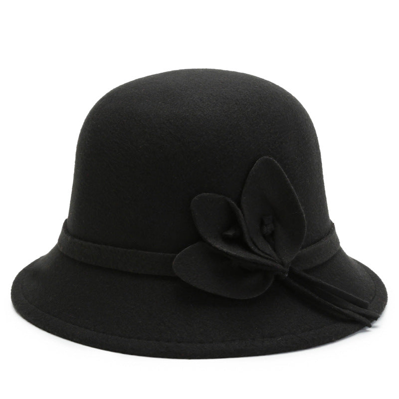 Sombrero de copa  Gorro nuevo para el sol de tela de lana coreana  Sombrero de moda  Sombrero de pescador  Sombrero tipo cubeta  Sombrero de cúpula