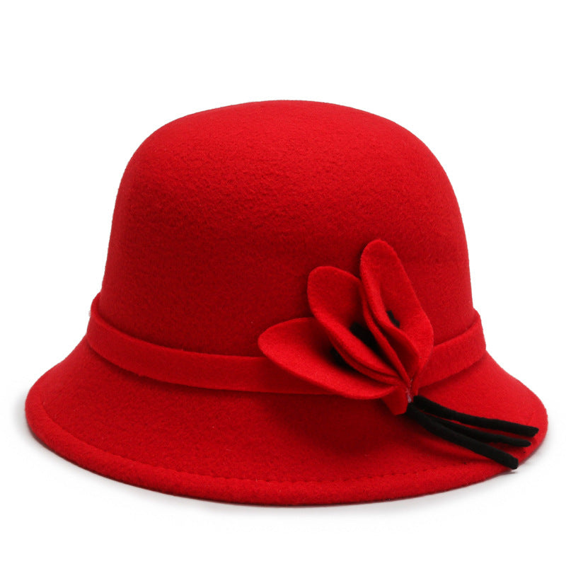 Sombrero de copa  Gorro nuevo para el sol de tela de lana coreana  Sombrero de moda  Sombrero de pescador  Sombrero tipo cubeta  Sombrero de cúpula