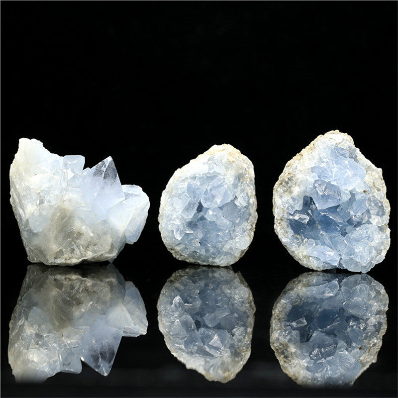 Natürlicher Kristall Rohstein Coelestin Kyanit Bruchstein Blauer Kristall Dekoration