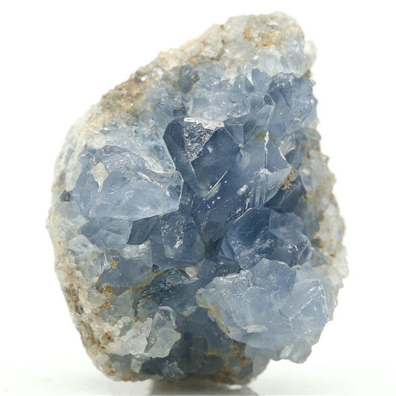 Natürlicher Kristall Rohstein Coelestin Kyanit Bruchstein Blauer Kristall Dekoration