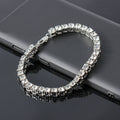 Pulsera de diamantes de una sola fila estilo Hip-Hop para hombre