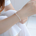 Silver Anklets 925 Fashion Silver Jewelry Hollow Beads Anklet for Women Girls Friend Foot Barefoot Leg Jewelry