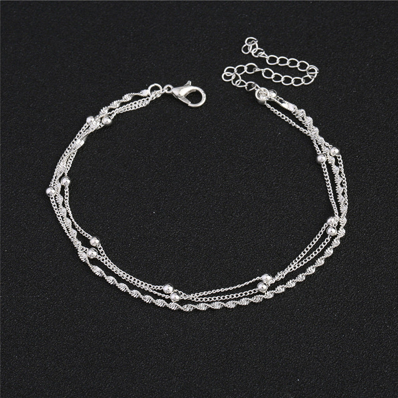 Tobillera de Plata de Ley 925 para Mujer