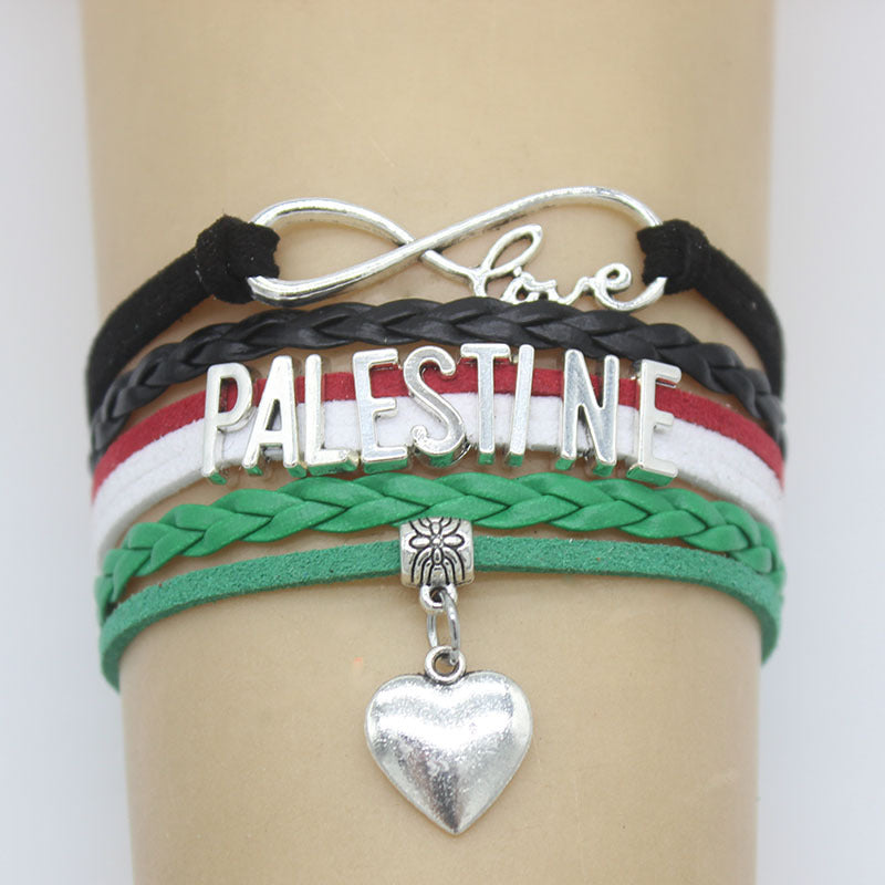 Infinity Love Palästina Armbandanhänger Palästina