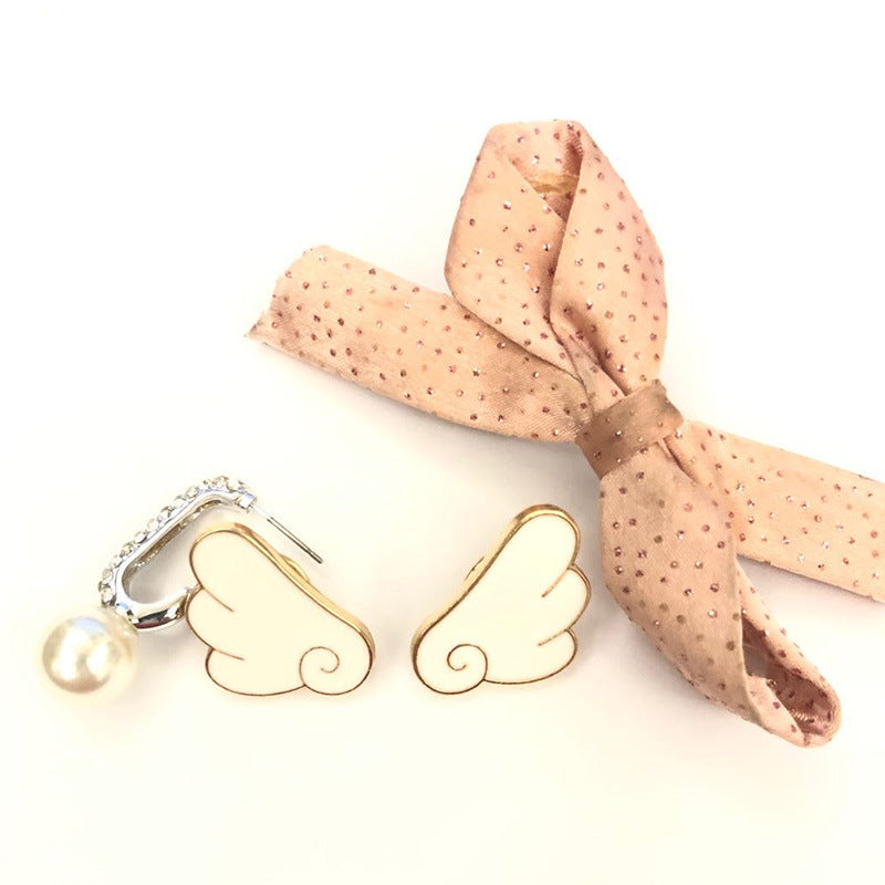 Alas de ángel y broches bonitos, accesorios de moda para abrigos, mochilas y sombreros