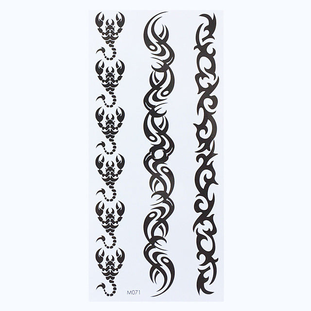 Pegatinas de Tatuajes Impermeables para Brazos