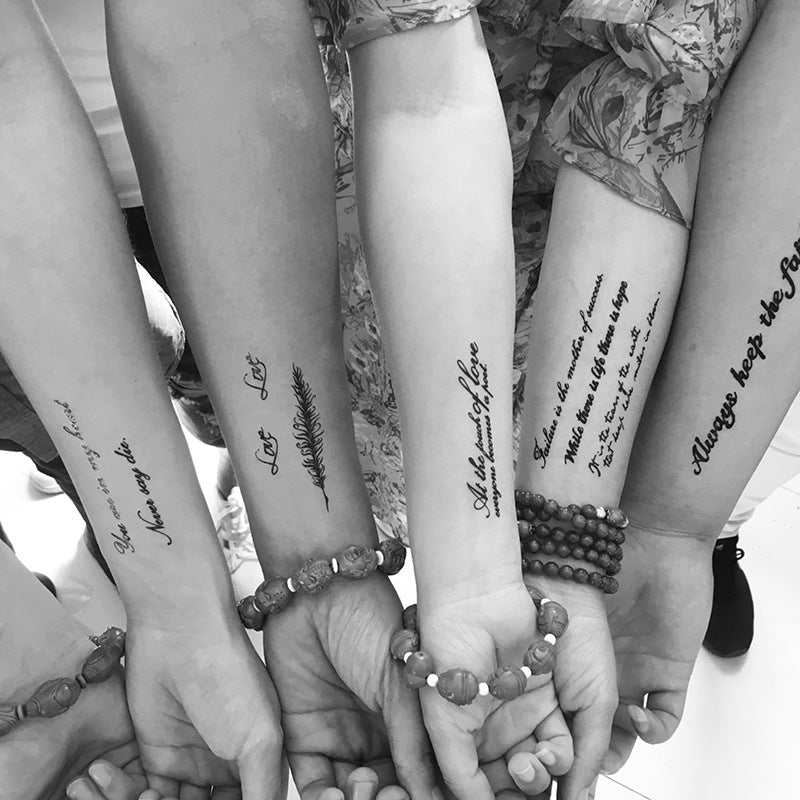 Pegatinas de Tatuajes Impermeables para Brazos