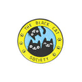 Insignia de pata de gato, pata de perro, caricatura de cariño