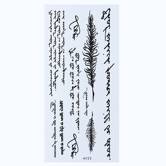 Pegatinas de Tatuajes Impermeables para Brazos