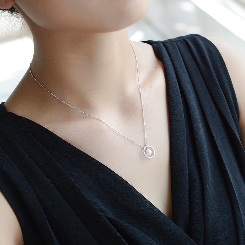 New Pearl Necklace Choker With Pendant Chain Necklaces For Women Jewelry To Mother In Law Mother'S Day Gift