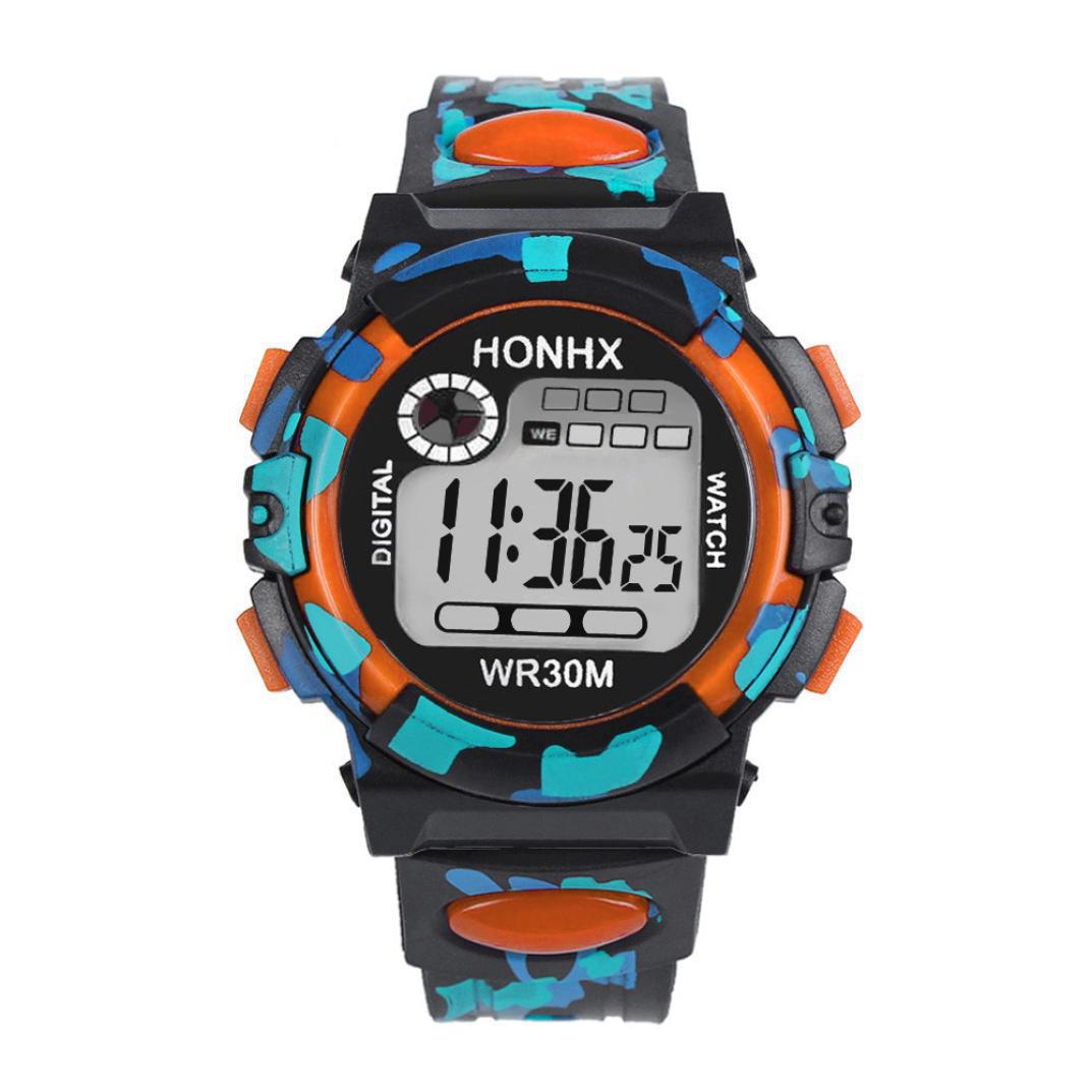 Digitale Chronographen-Kalender-wasserdichte Einaugen-Tarn-Sportuhr