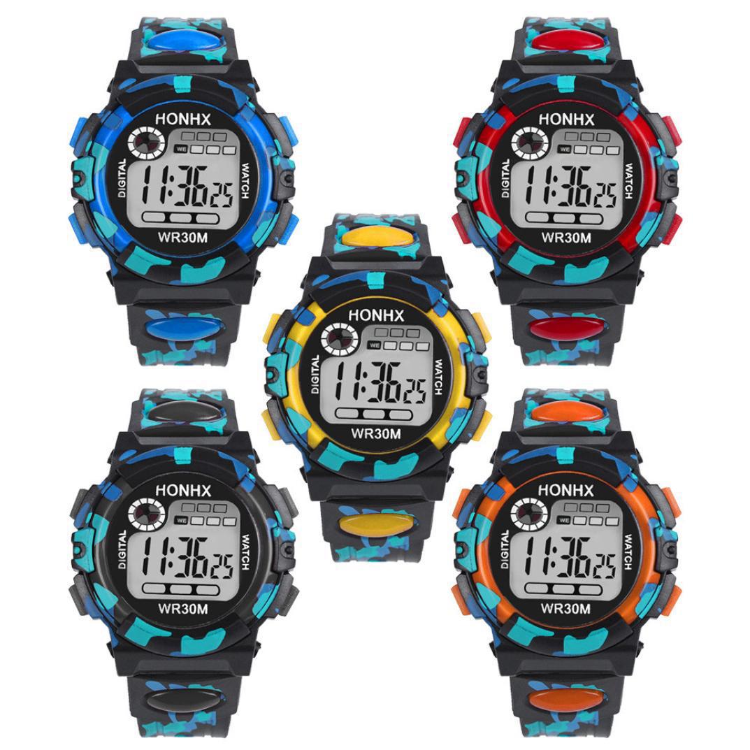 Digitale Chronographen-Kalender-wasserdichte Einaugen-Tarn-Sportuhr
