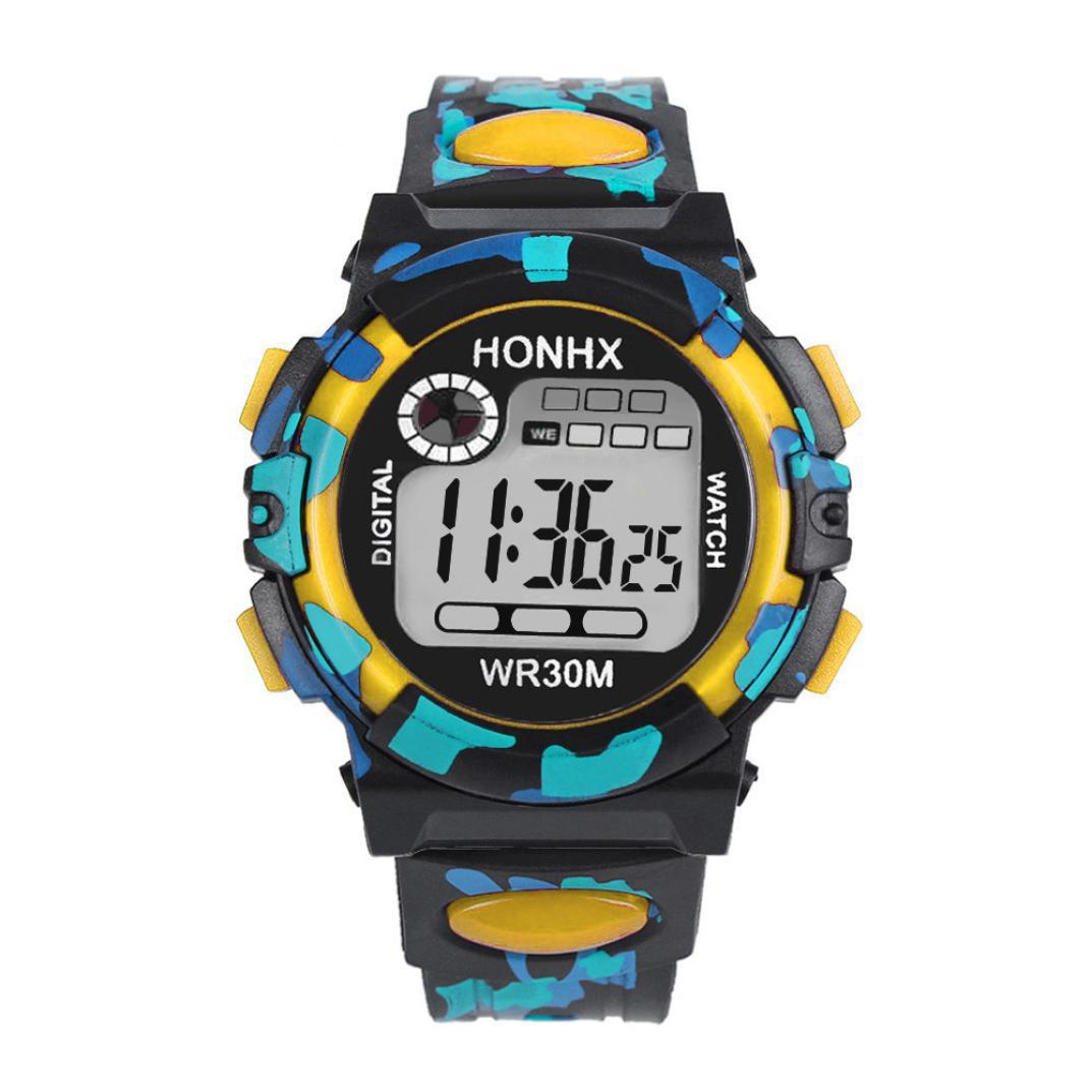 Digitale Chronographen-Kalender-wasserdichte Einaugen-Tarn-Sportuhr