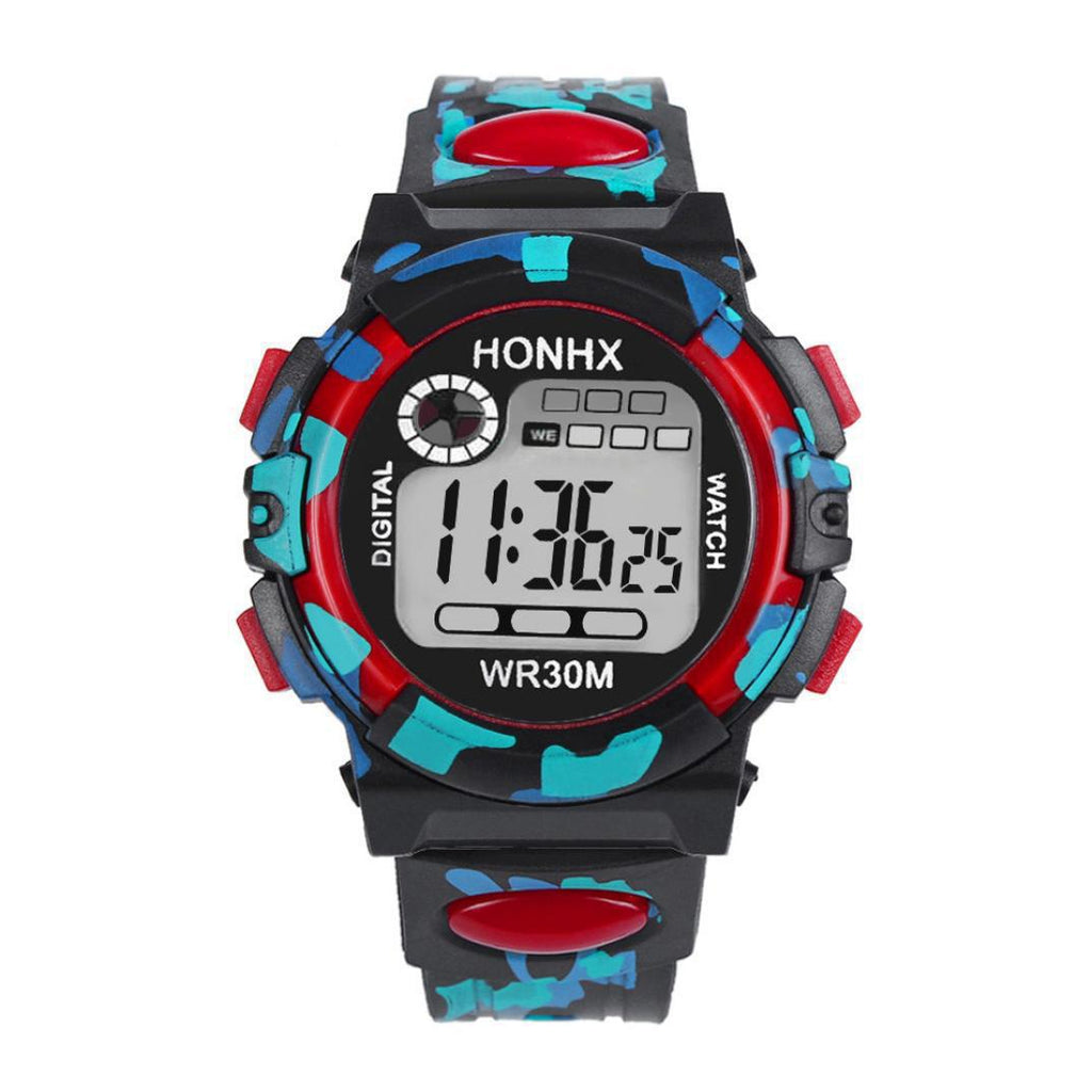 Digitale Chronographen-Kalender-wasserdichte Einaugen-Tarn-Sportuhr