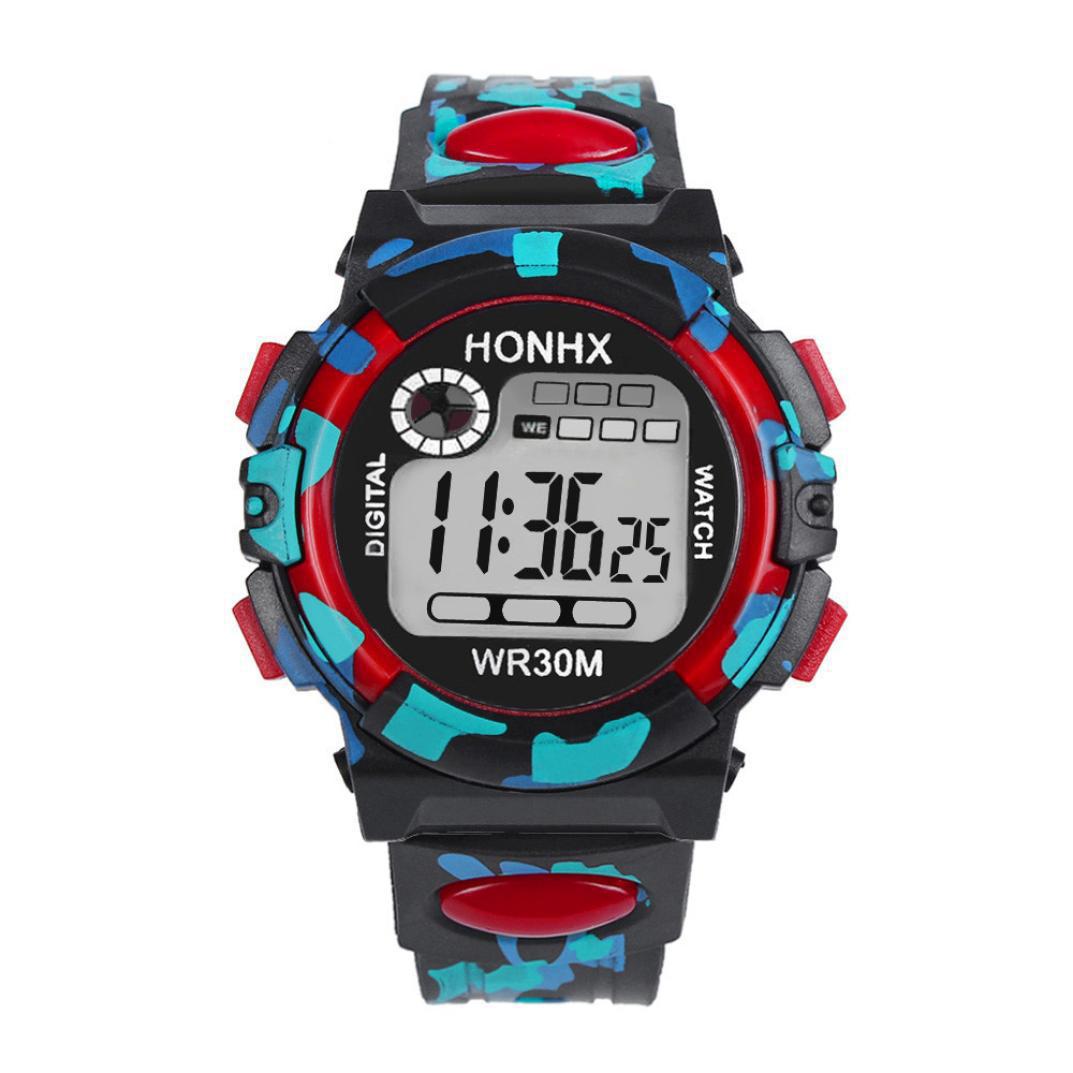 Digitale Chronographen-Kalender-wasserdichte Einaugen-Tarn-Sportuhr