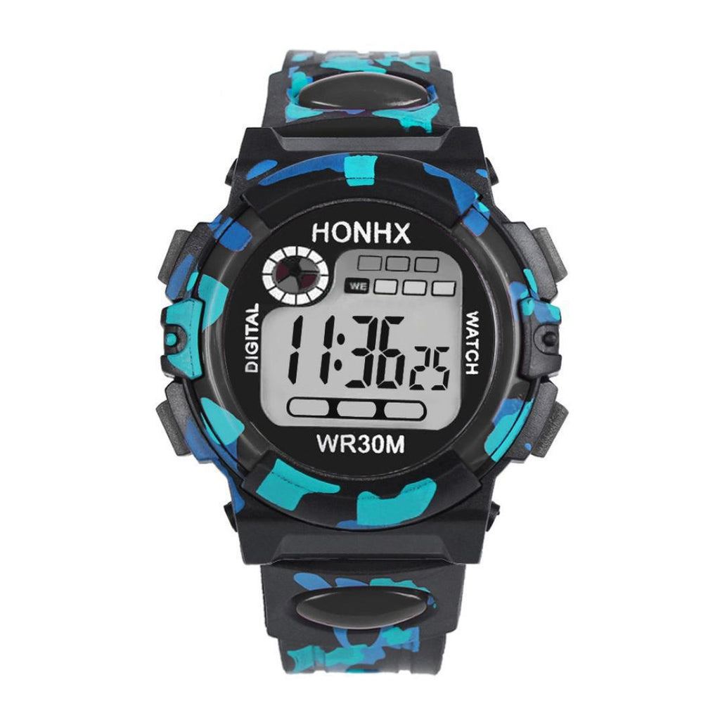 Digitale Chronographen-Kalender-wasserdichte Einaugen-Tarn-Sportuhr