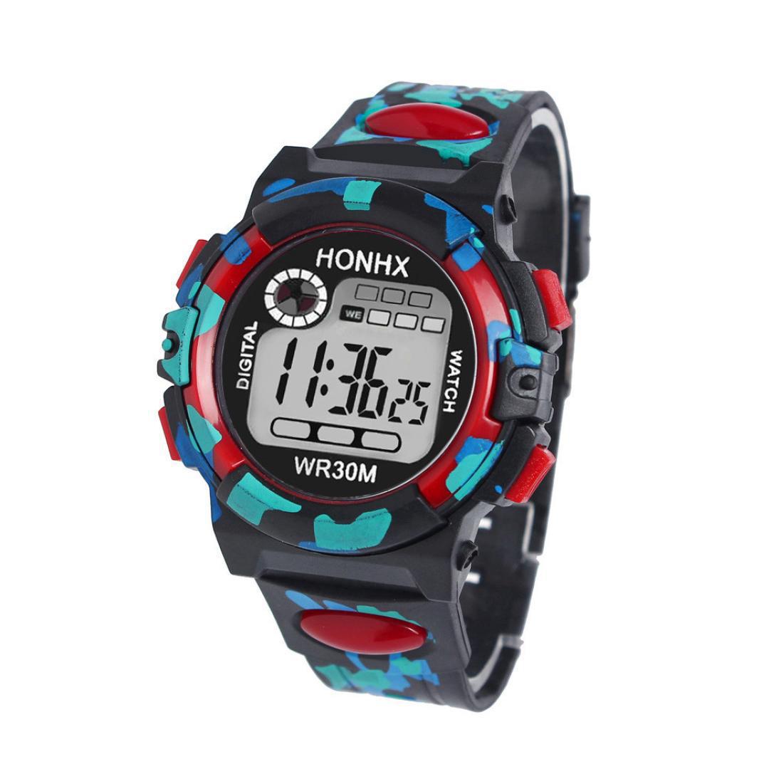 Digitale Chronographen-Kalender-wasserdichte Einaugen-Tarn-Sportuhr