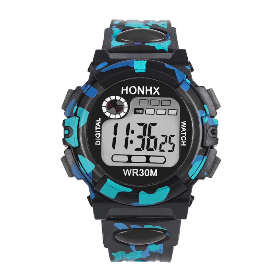Digitale Chronographen-Kalender-wasserdichte Einaugen-Tarn-Sportuhr