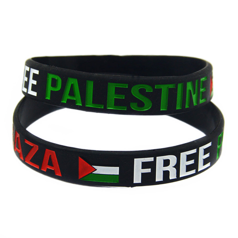 Palästina Flagge Silikonarmband Palästina Armband Gaza Gaza Palästina Armband