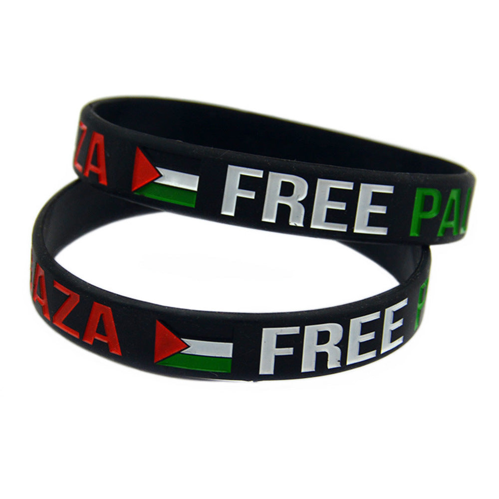 Palästina Flagge Silikonarmband Palästina Armband Gaza Gaza Palästina Armband