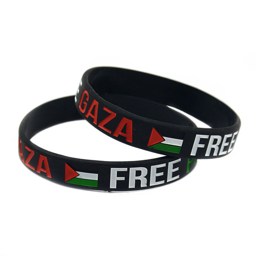 Palästina Flagge Silikonarmband Palästina Armband Gaza Gaza Palästina Armband