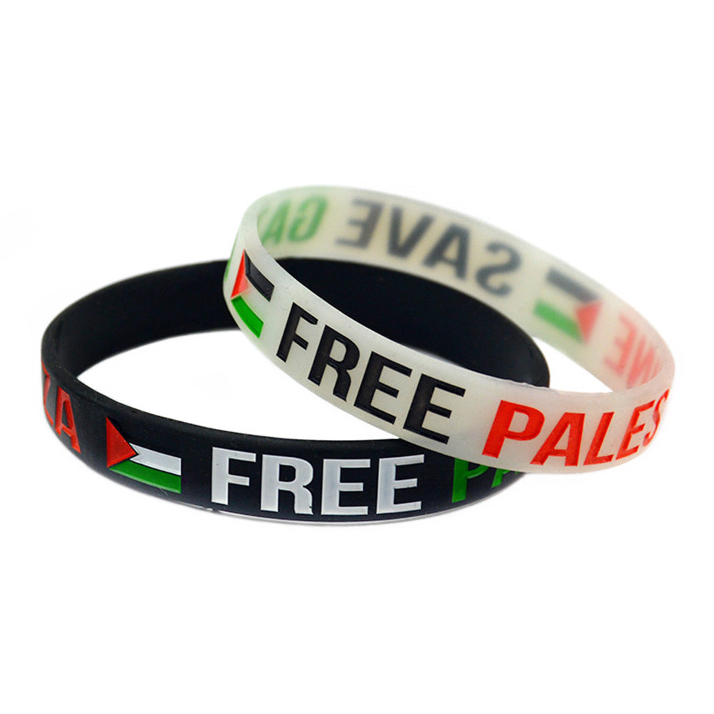 Palästina Flagge Silikonarmband Palästina Armband Gaza Gaza Palästina Armband