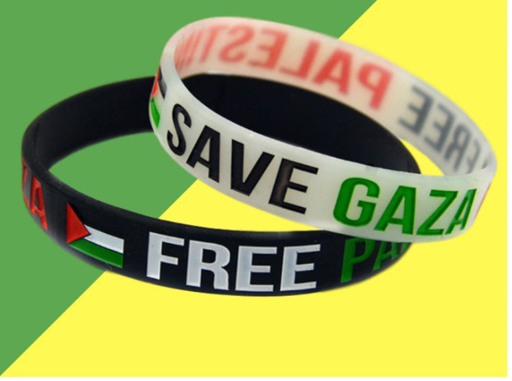 Palästina Flagge Silikonarmband Palästina Armband Gaza Gaza Palästina Armband