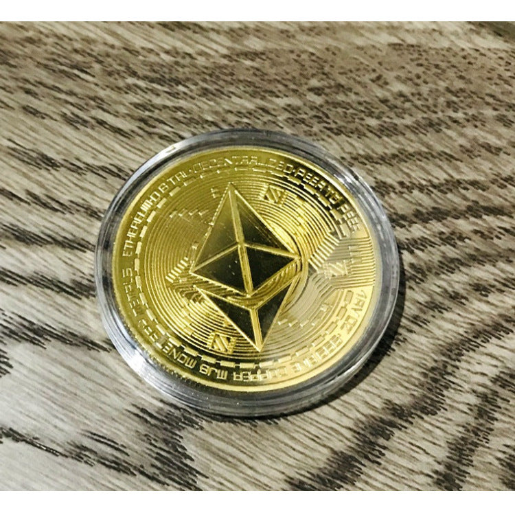 Moneda Virtual Bitcoin Actividad Pequeño Regalo Juguete Moneda