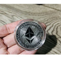 Virtuelle Währung Bitcoin Aktivität Kleines Geschenk Spielzeugmünze
