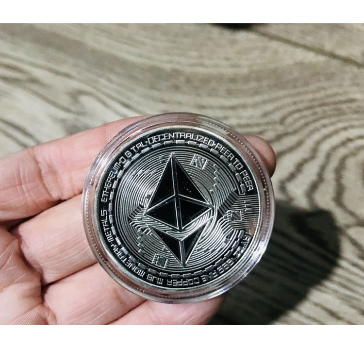 Moneda Virtual Bitcoin Actividad Pequeño Regalo Juguete Moneda