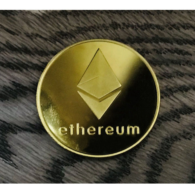 Virtuelle Währung Bitcoin Aktivität Kleines Geschenk Spielzeugmünze