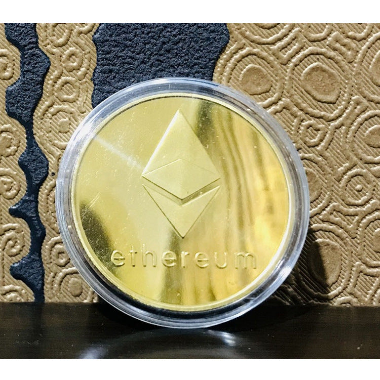 Moneda Virtual Bitcoin Actividad Pequeño Regalo Juguete Moneda