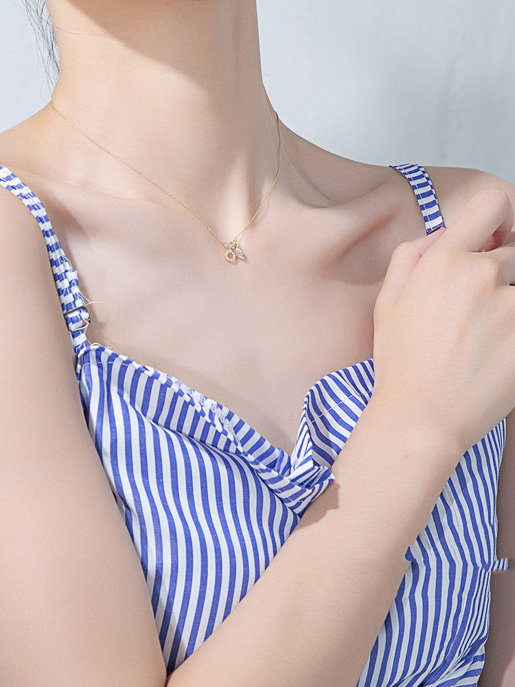 Neueste 18K vergoldete Hasen-Halskette – Süßes Geschenk, Trendschmuck für Mädchen