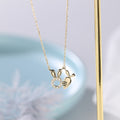 Neueste 18K vergoldete Hasen-Halskette – Süßes Geschenk, Trendschmuck für Mädchen