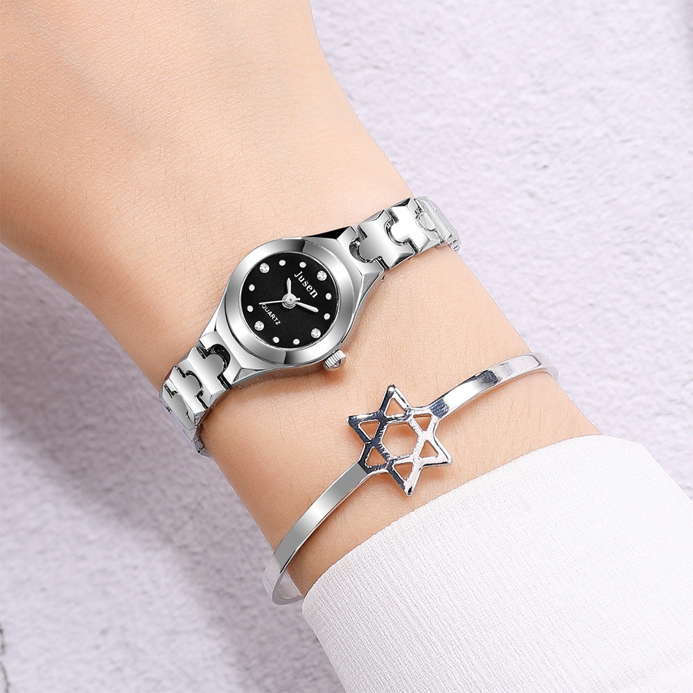 Reloj de Cuarzo Fino y Pequeño de Pulsera para Mujer