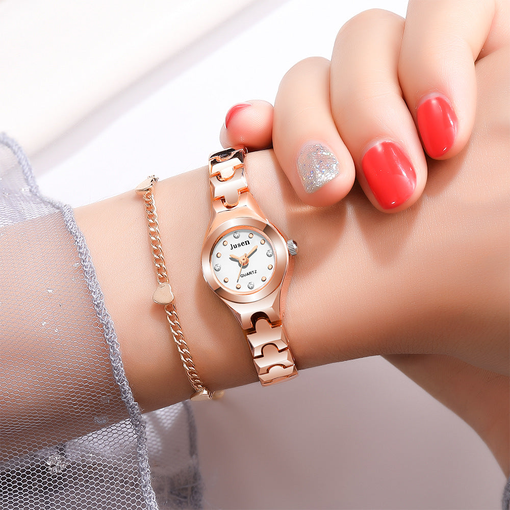 Reloj de Cuarzo Fino y Pequeño de Pulsera para Mujer