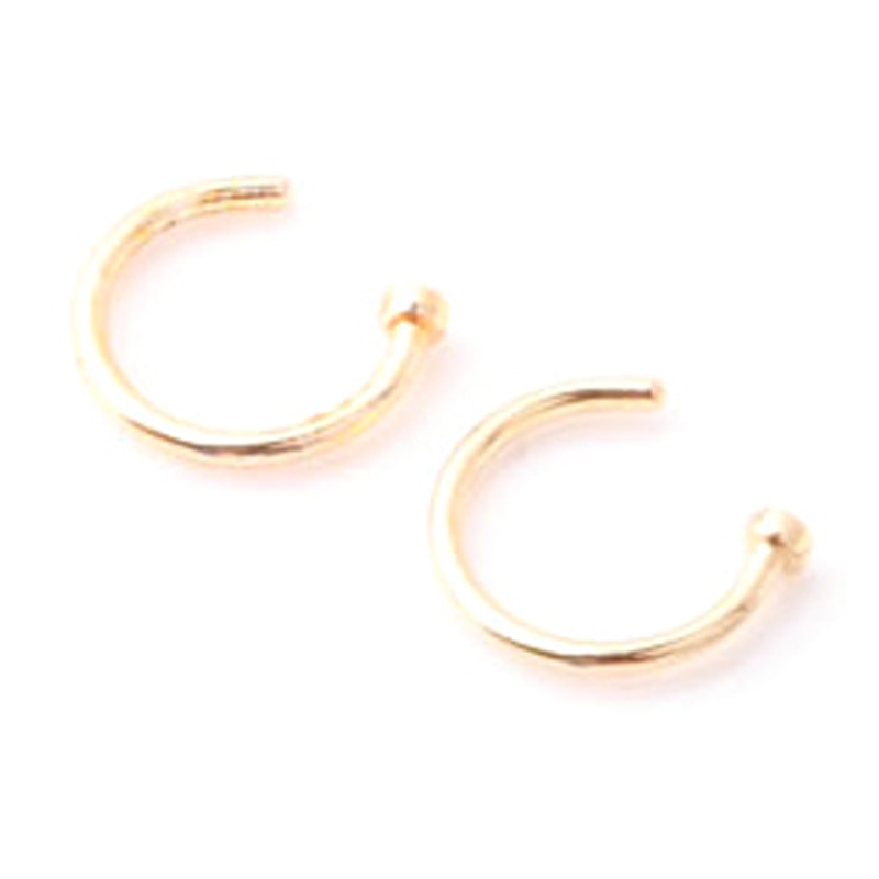Fashion Creative Titanium Steel C-shaped Nose Ring