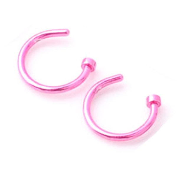 Fashion Creative Titanium Steel C-shaped Nose Ring