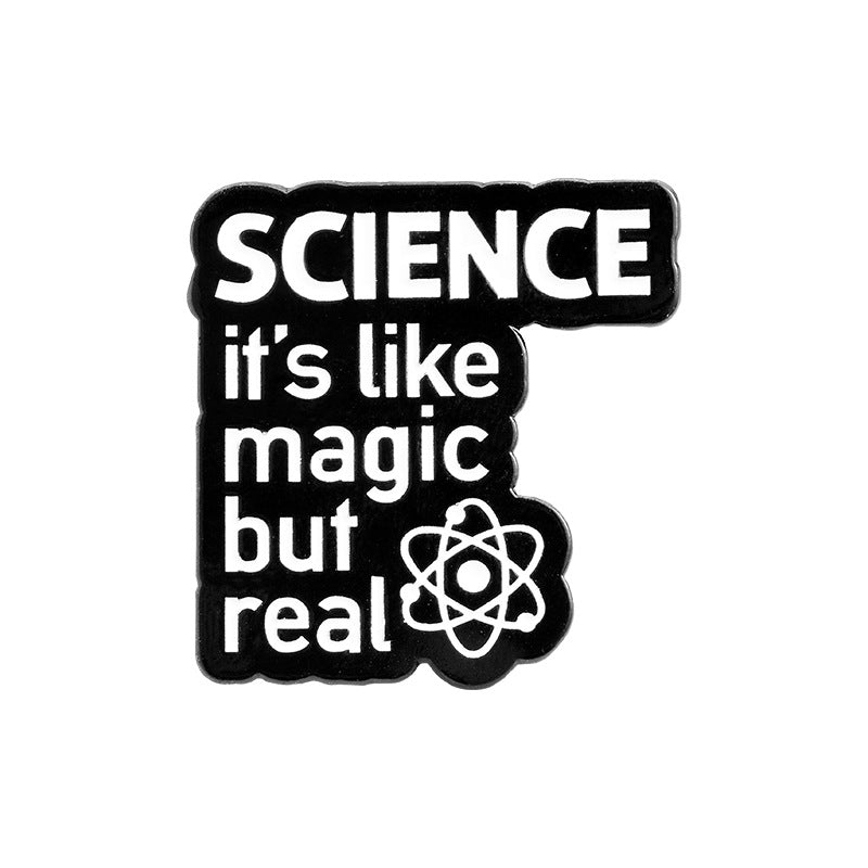 Broche de Ecuación Leche Café Física Energía Ciencia Magia