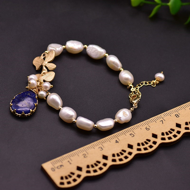 Barock Perlen Armband Frauen Handgemachter Schmuck