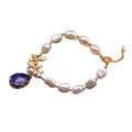 Barock Perlen Armband Frauen Handgemachter Schmuck
