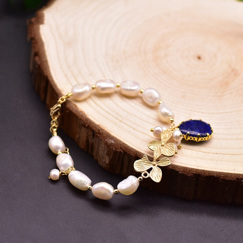 Barock Perlen Armband Frauen Handgemachter Schmuck