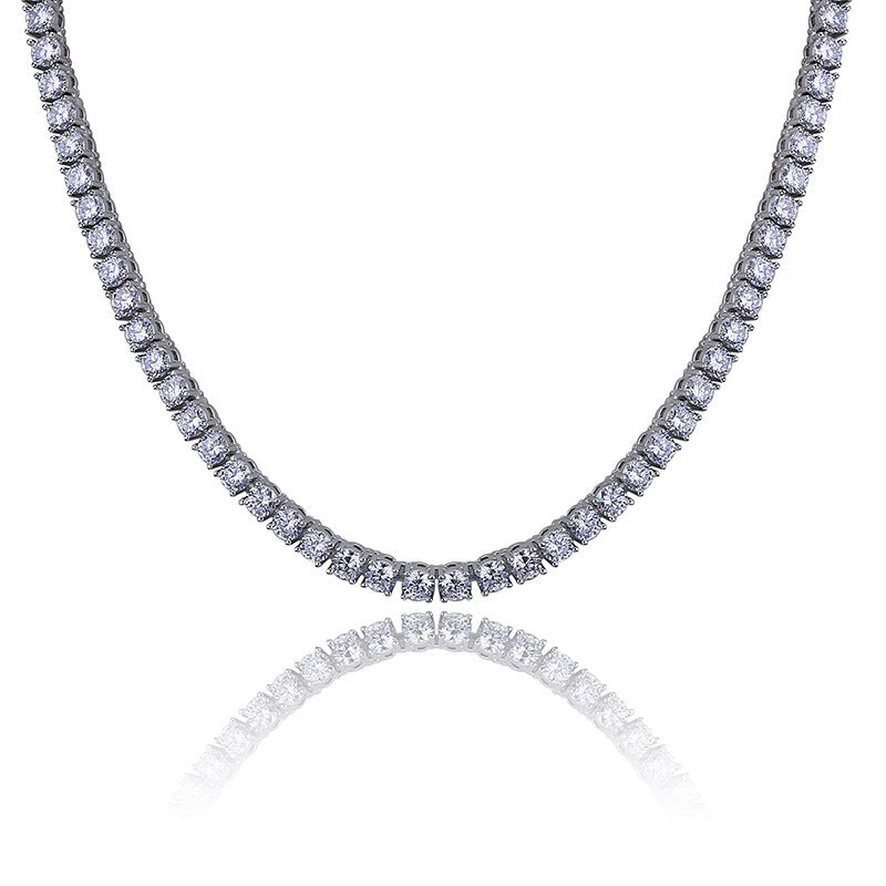 Micro-inlaid Zircon 5mm Tennis Chain
