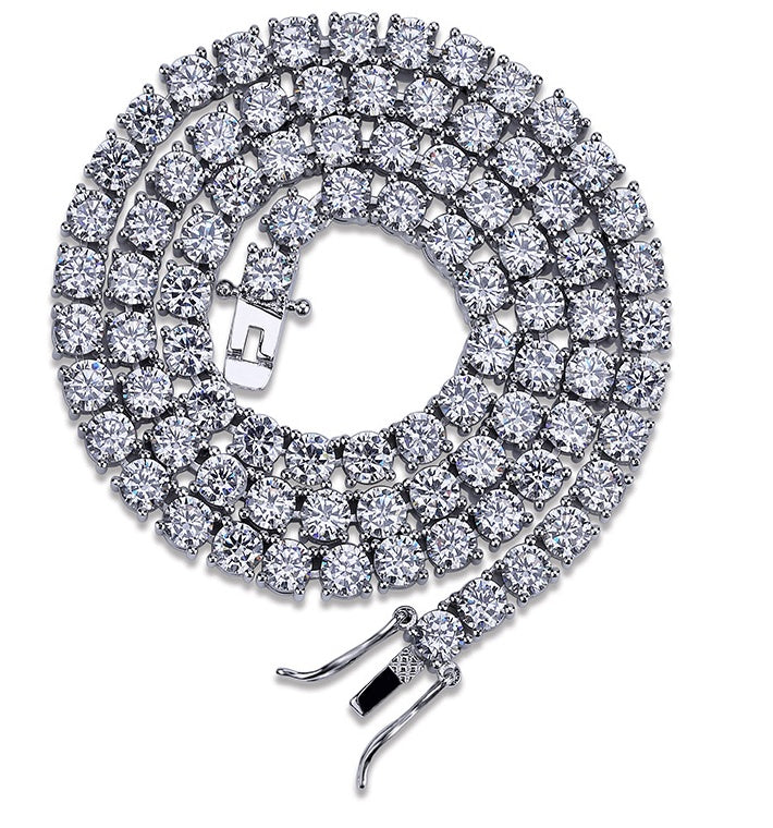 Micro-inlaid Zircon 5mm Tennis Chain