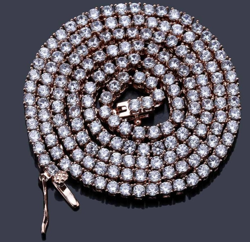 Micro-inlaid Zircon 5mm Tennis Chain