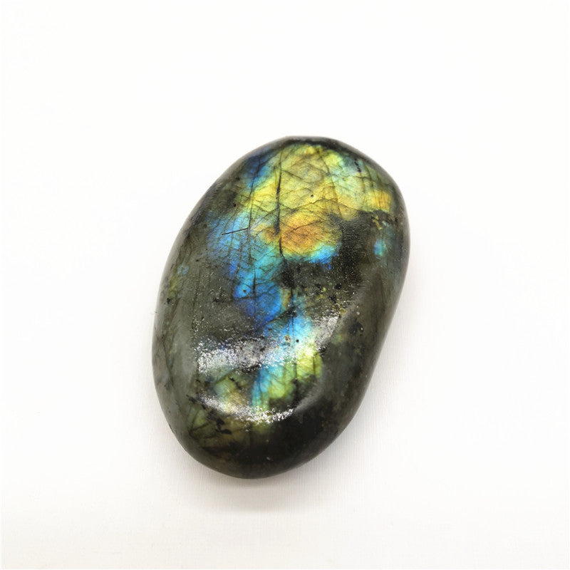 Adornos de piedra en bruto de cristal natural de piedra lunar, mineral de labradorita en bruto, piedra para acuario