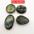 Adornos de piedra en bruto de cristal natural de piedra lunar, mineral de labradorita en bruto, piedra para acuario