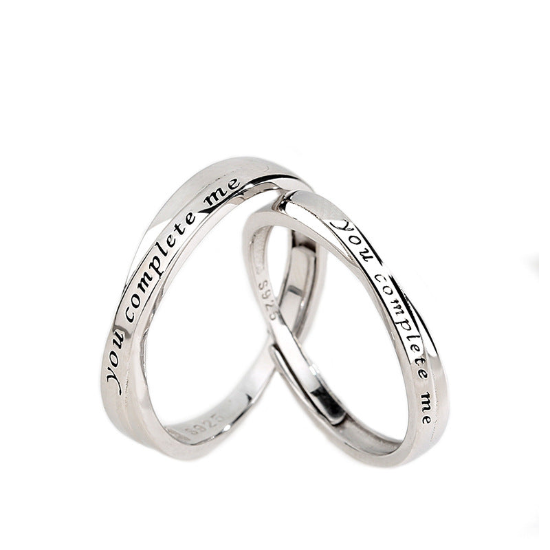 S925 Sterling Silber Partnerringe