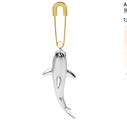 Abs Ambush Ins Super Fire Earrings Earrings Earrings Pin Brooch Rabbit Cubs Hip Hop Trendy Men And Women Personality