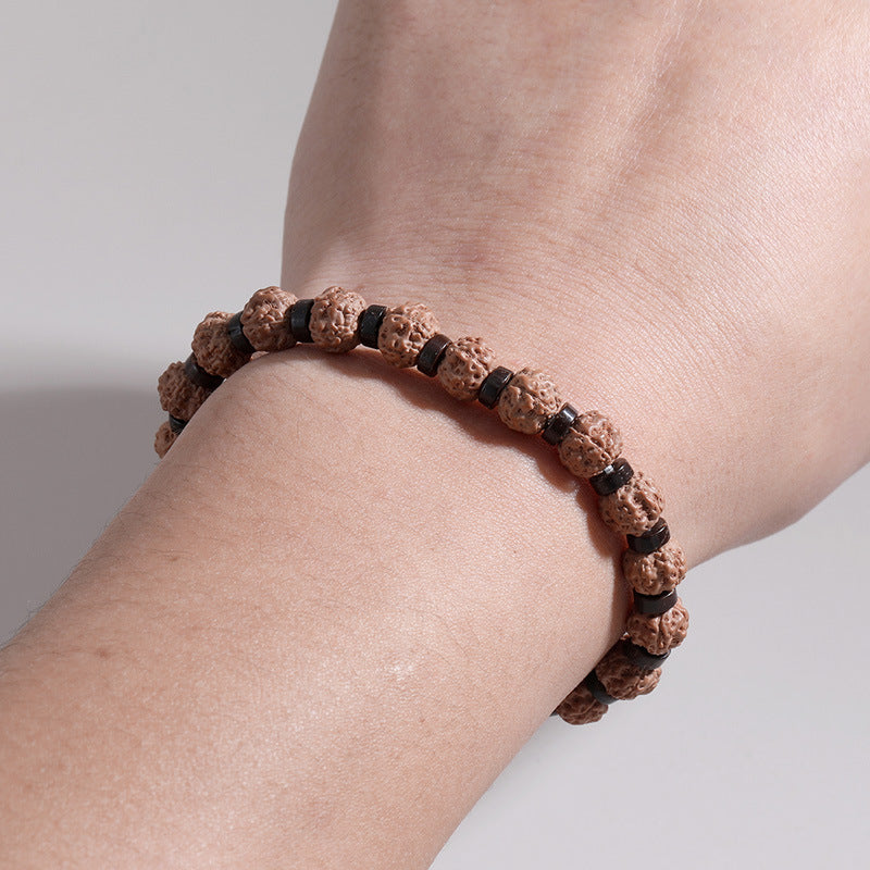 Amazon Neues Produkt Europäischer und Amerikanischer Stil Achat-Perlenarmband Vulkanstein-Gebetsarmband